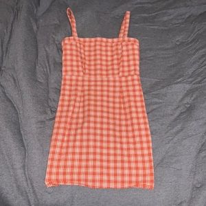 Red/Orange Flannel Dress